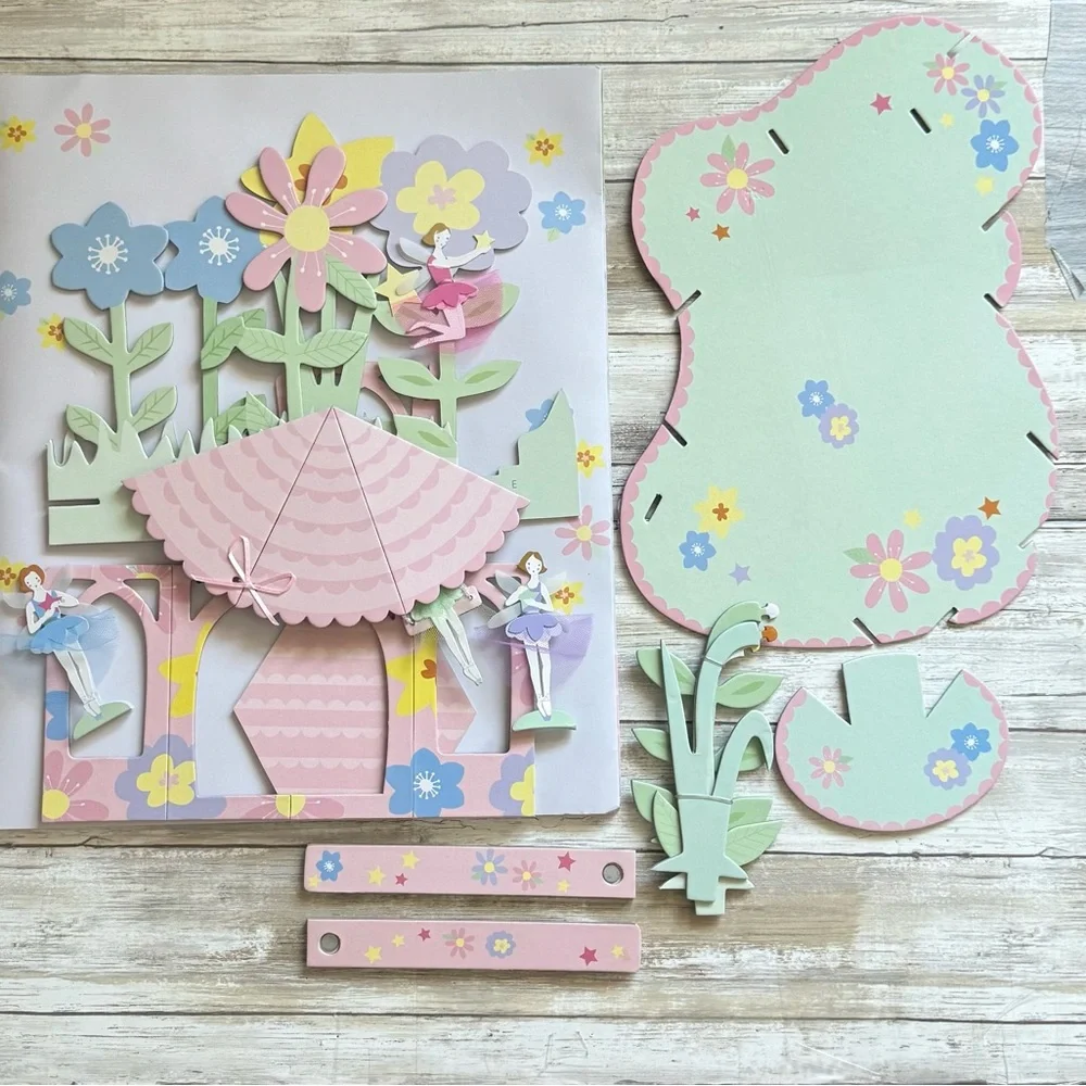 Meri Meri Fairy Wishes Party Decor Centerpiece & Garland New Unused Rare Decor